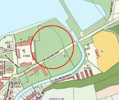 Odstoupení od záměru prodeje pozemků Broumarská sever+jih Odstoupení od záměru prodeje pozemků Broumarská sever+jih